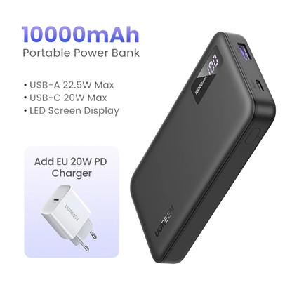 UGREEN 20000/10000mAh Power Bank with quick charge