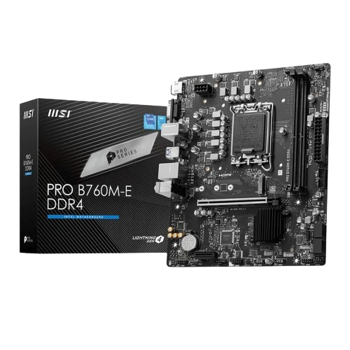 MSI PRO B760M-E LGA 1700 DDR4 Motherboard