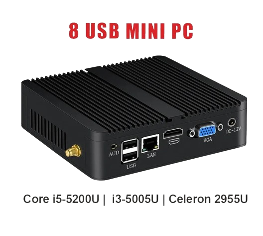 BEBEPC X30-8USB mini pc i3 to i7