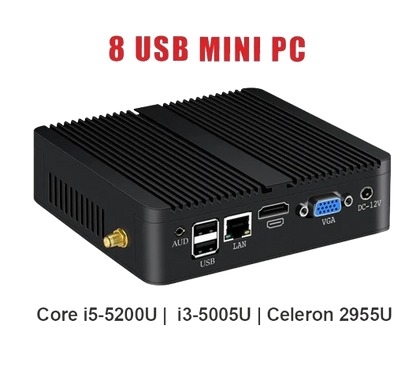 BEBEPC X30-8USB mini pc i3 to i7